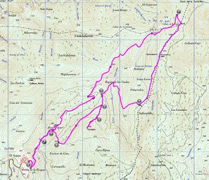Mapa de la ruta